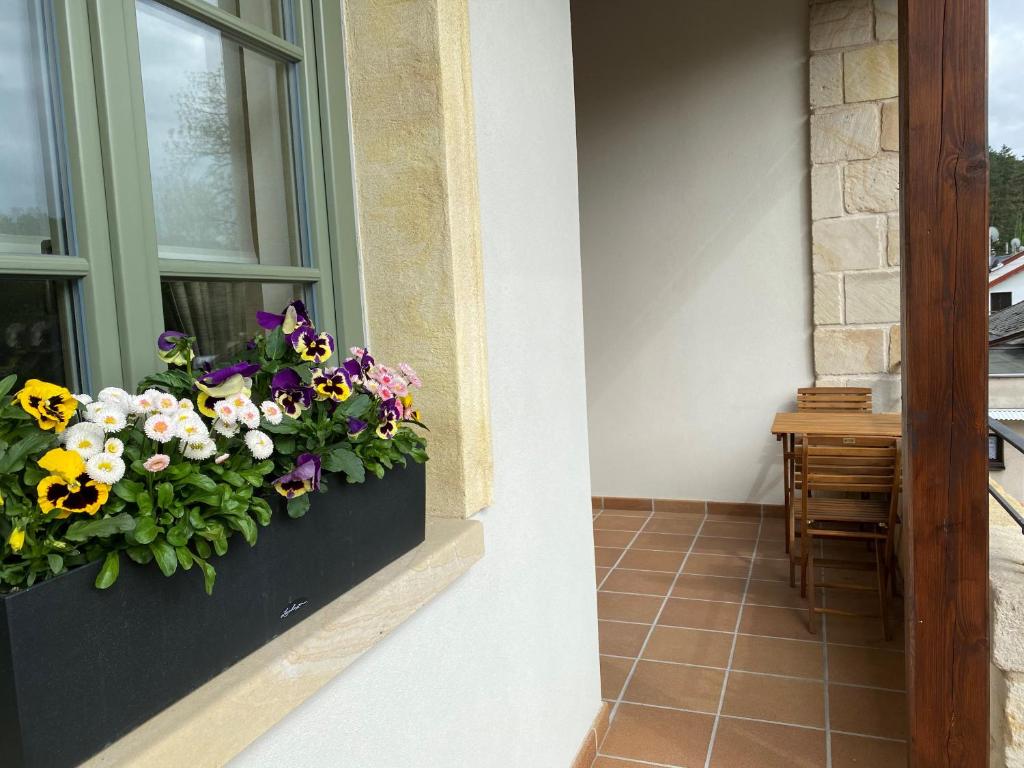 Balkon lub taras w obiekcie Penzion Stodola