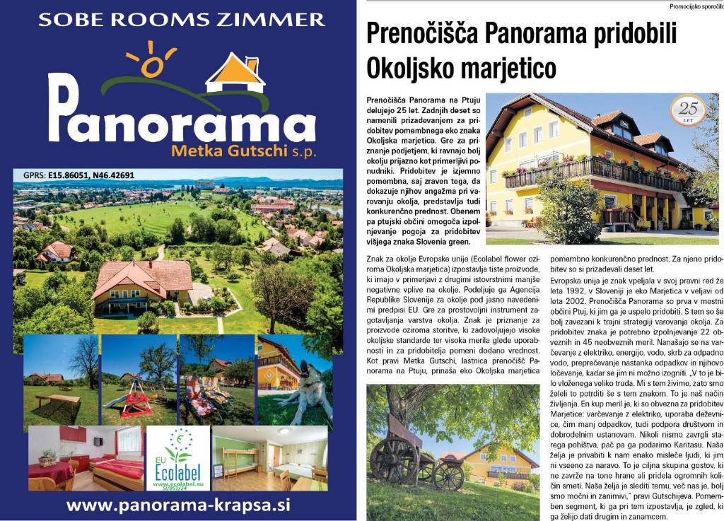 Fotografie z fotogalerie ubytování Panorama B&B v destinaci Ptuj