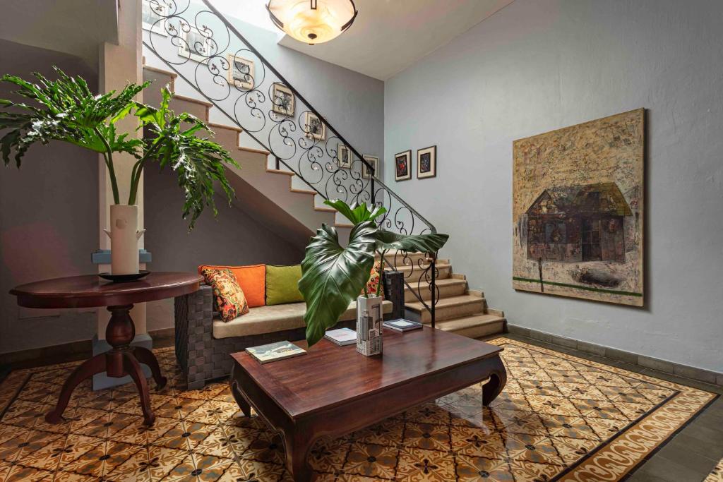 Posezení v ubytování Hotel Villa Colonial