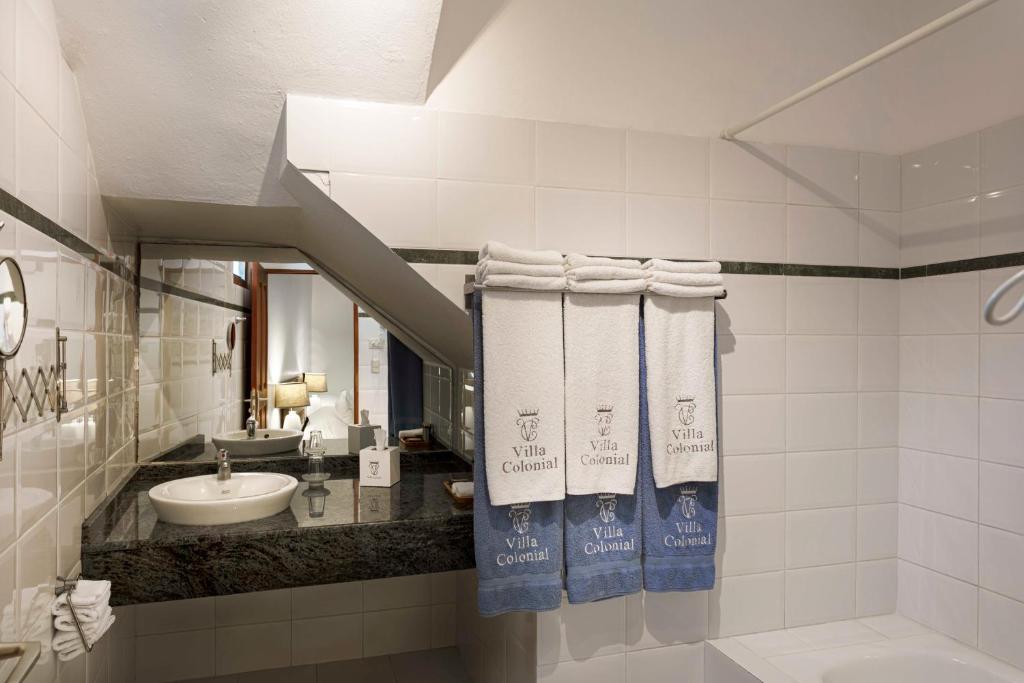 Koupelna v ubytování Hotel Villa Colonial