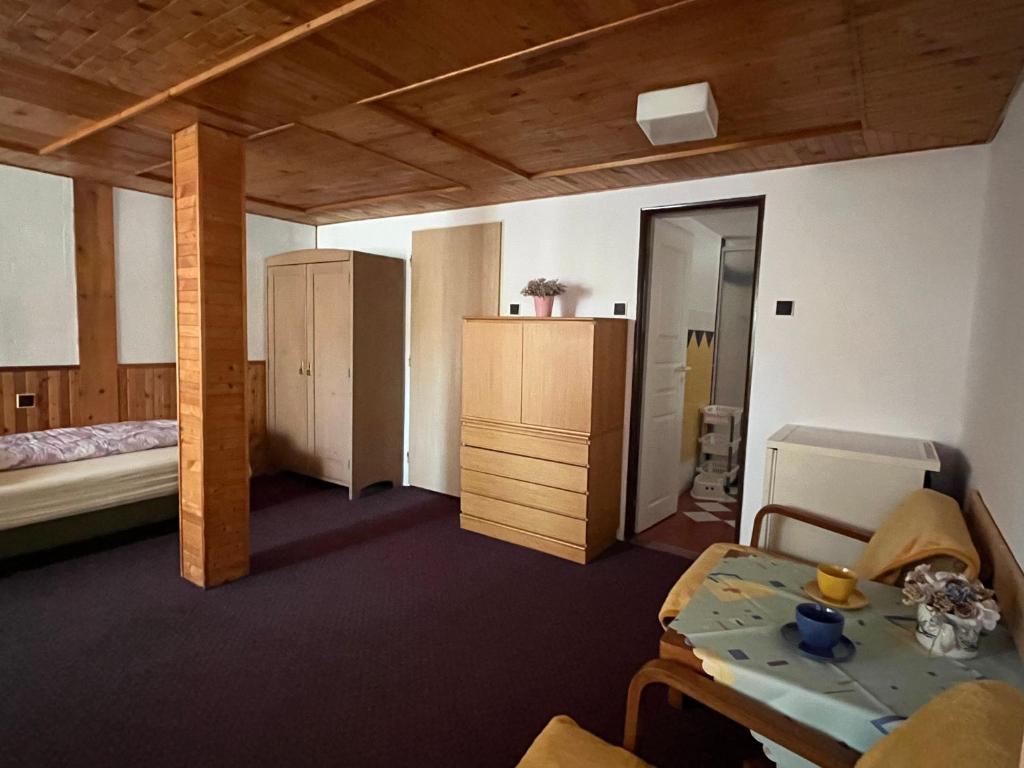 Postel nebo postele na pokoji v ubytování Ubytování 113