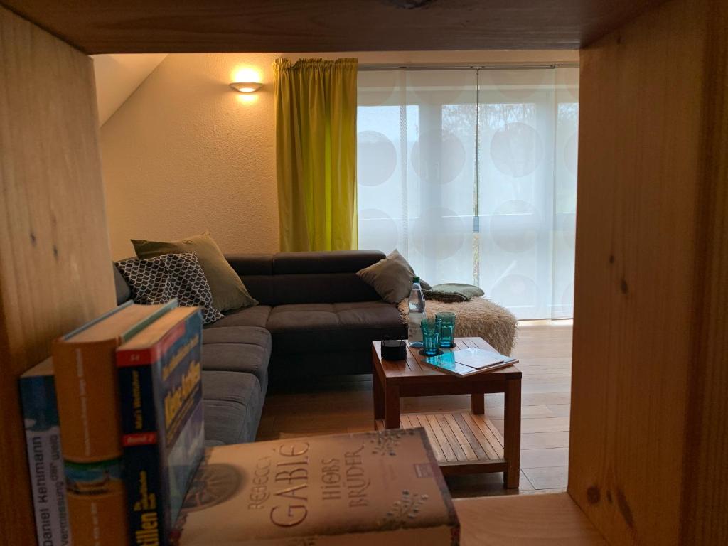 Posezení v ubytování Ferienwohnung Varus