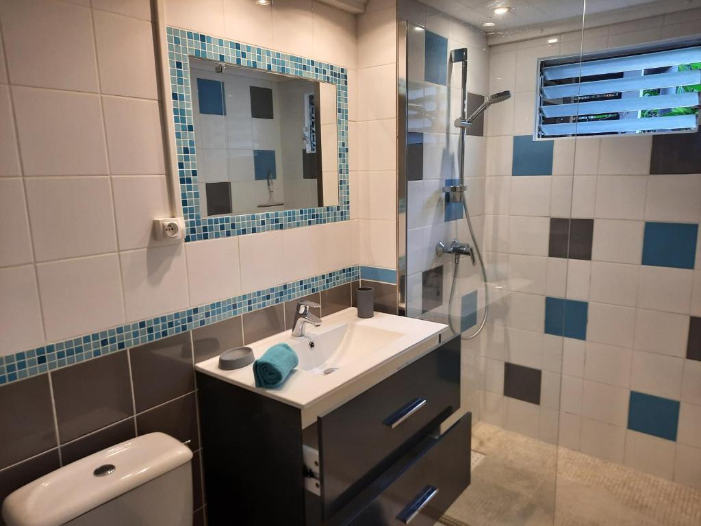 Koupelna v ubytování Villa Kannel