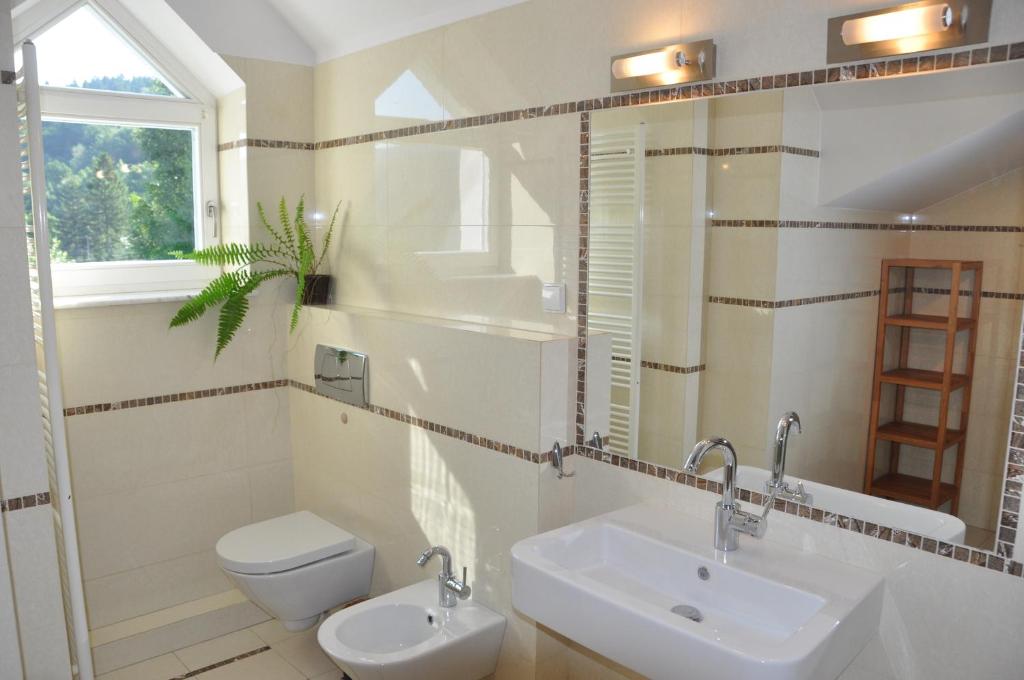 Kúpeľňa v ubytovaní Apartamenty Czyrna przy Gondoli