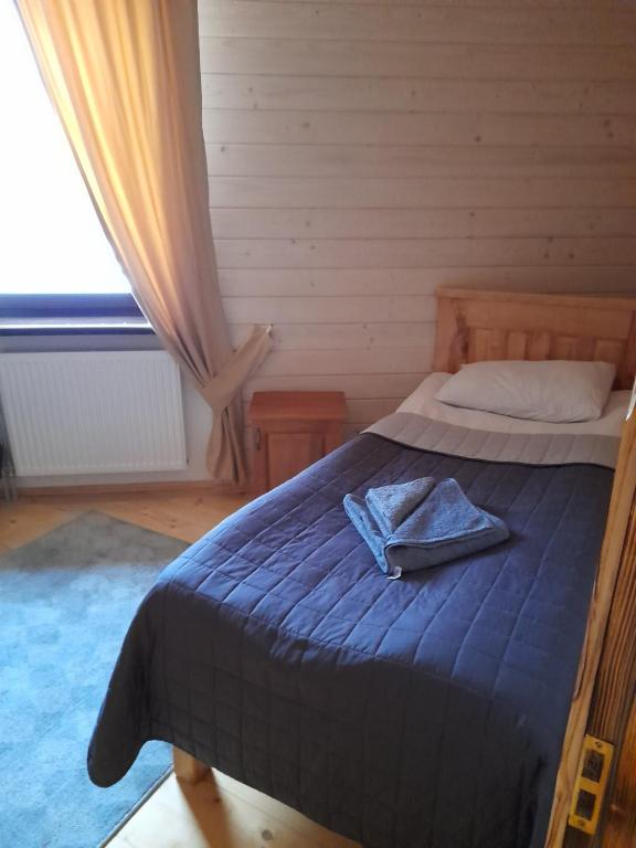 Postel nebo postele na pokoji v ubytování Berloga Pylypets