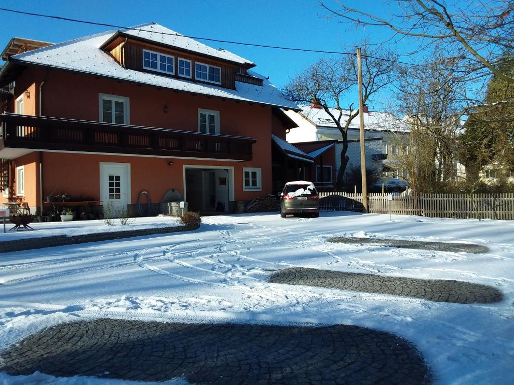 Gasthof Thünauer v zimě