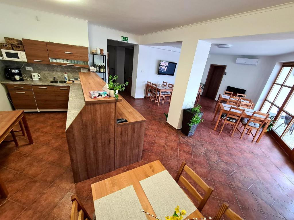Kuchyňa alebo kuchynka v ubytovaní Pension Štěpán
