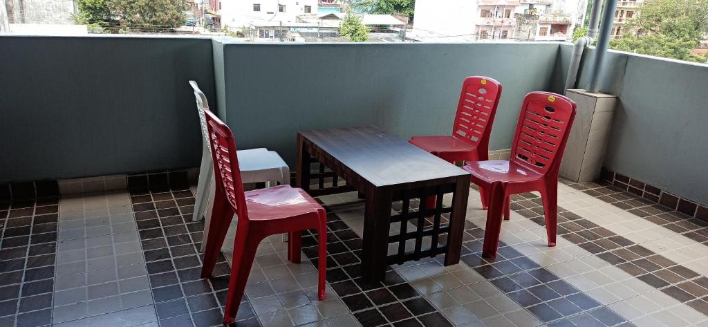 Balkón nebo terasa v ubytování Hotel Royal Chautari, Butwal