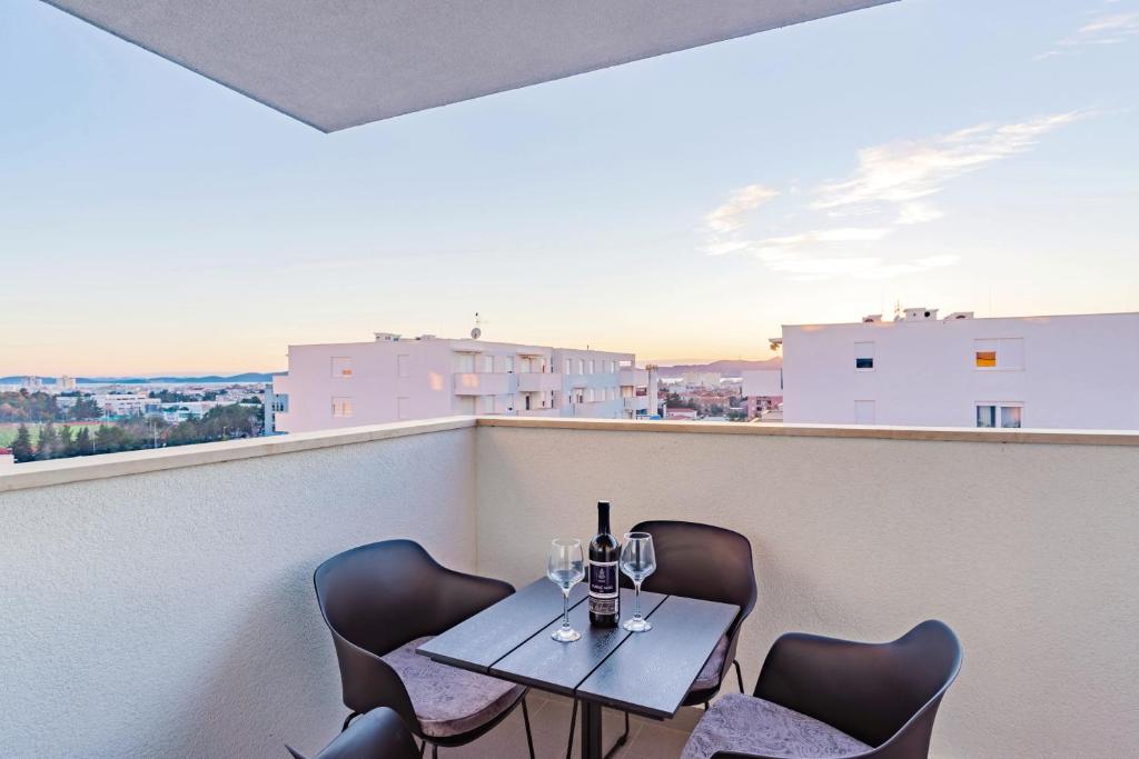 Balkón nebo terasa v ubytování Apartment Ruby