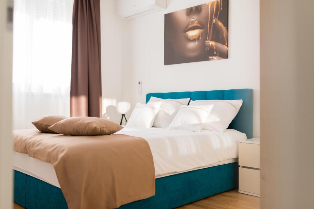 Postel nebo postele na pokoji v ubytování Apartment Ruby