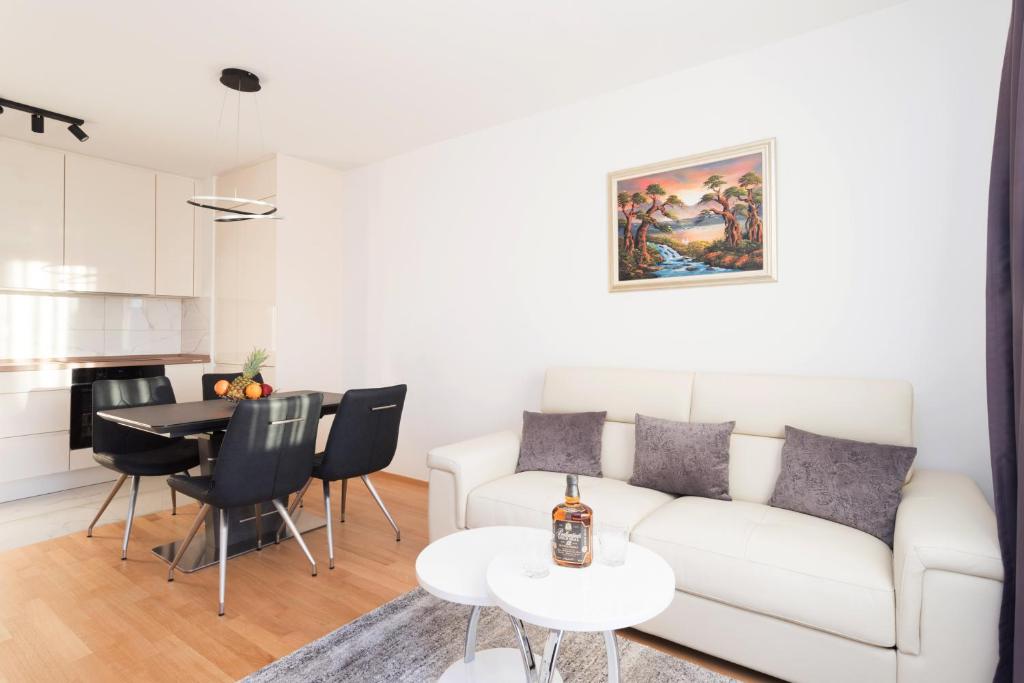 Posezení v ubytování Apartment Ruby