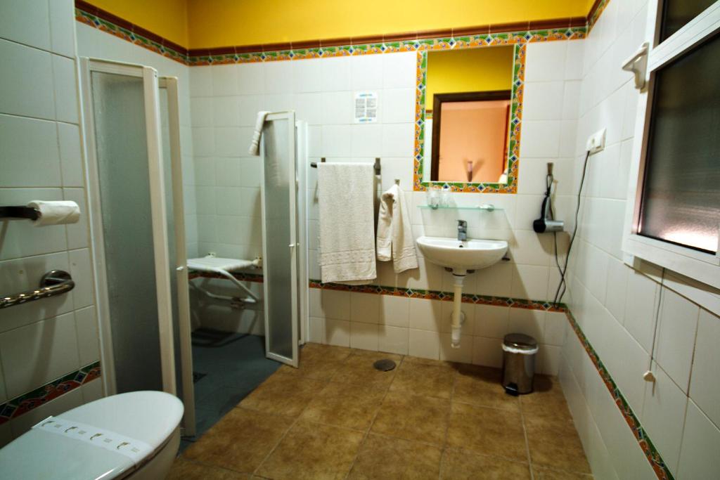 Koupelna v ubytování Hostal Costa Luz