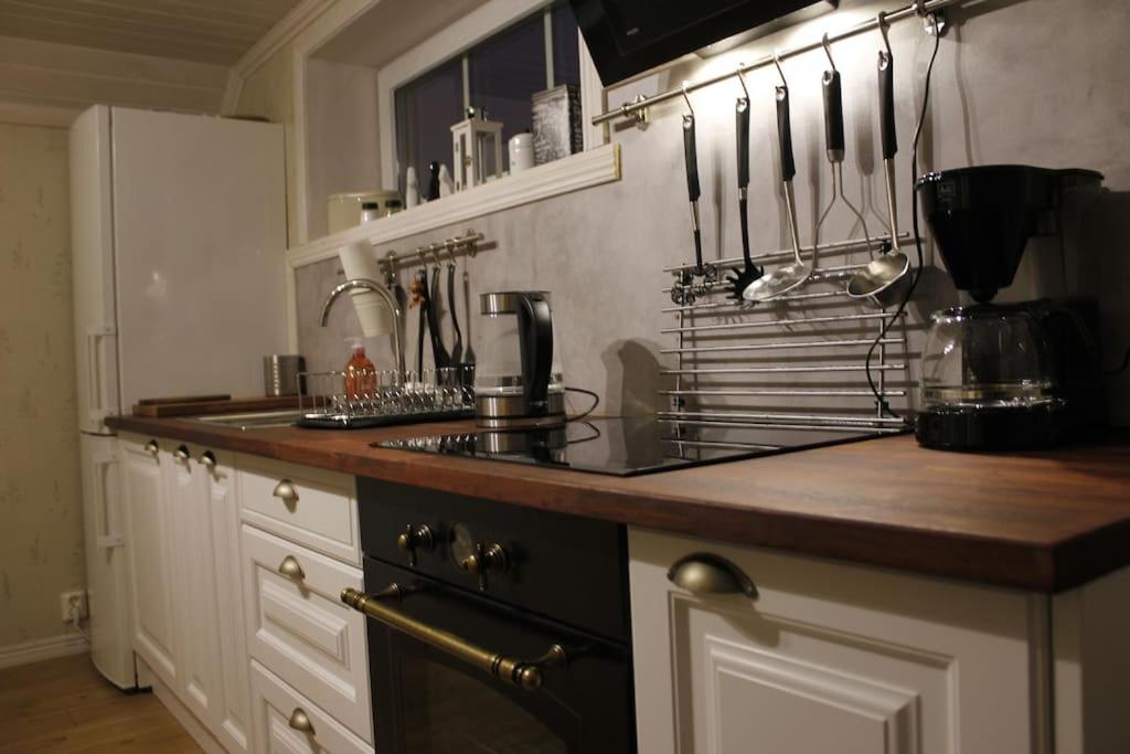 Kitchen o kitchenette sa Solhem Terrassen