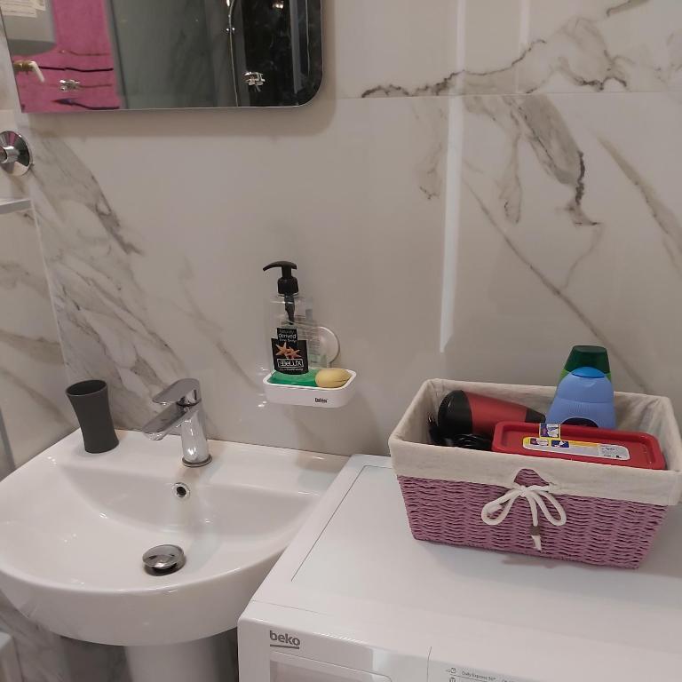 Koupelna v ubytování Apartman Miss T