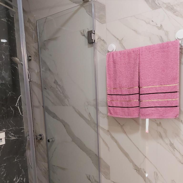 Koupelna v ubytování Apartman Miss T