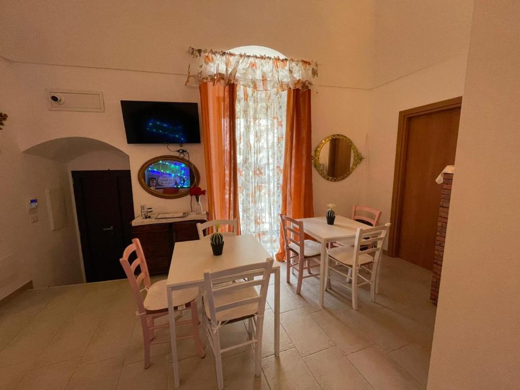 Posezení v ubytování Il Borgo Antico B & B