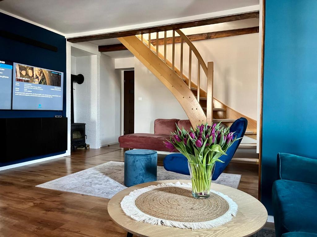Posezení v ubytování Apartament Katarzyny Puzyńskiej
