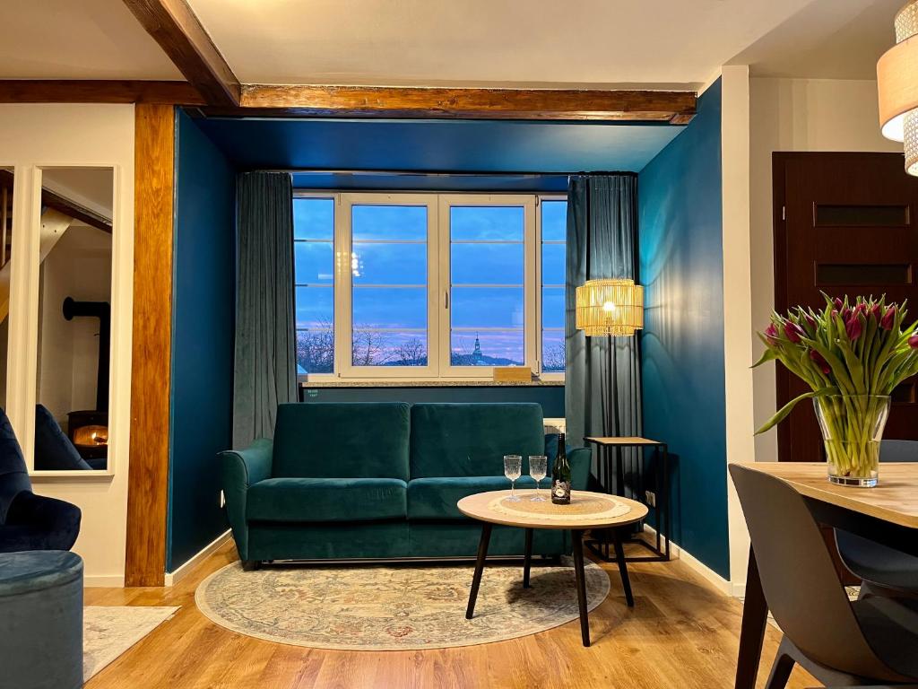 Posezení v ubytování Apartament Katarzyny Puzyńskiej