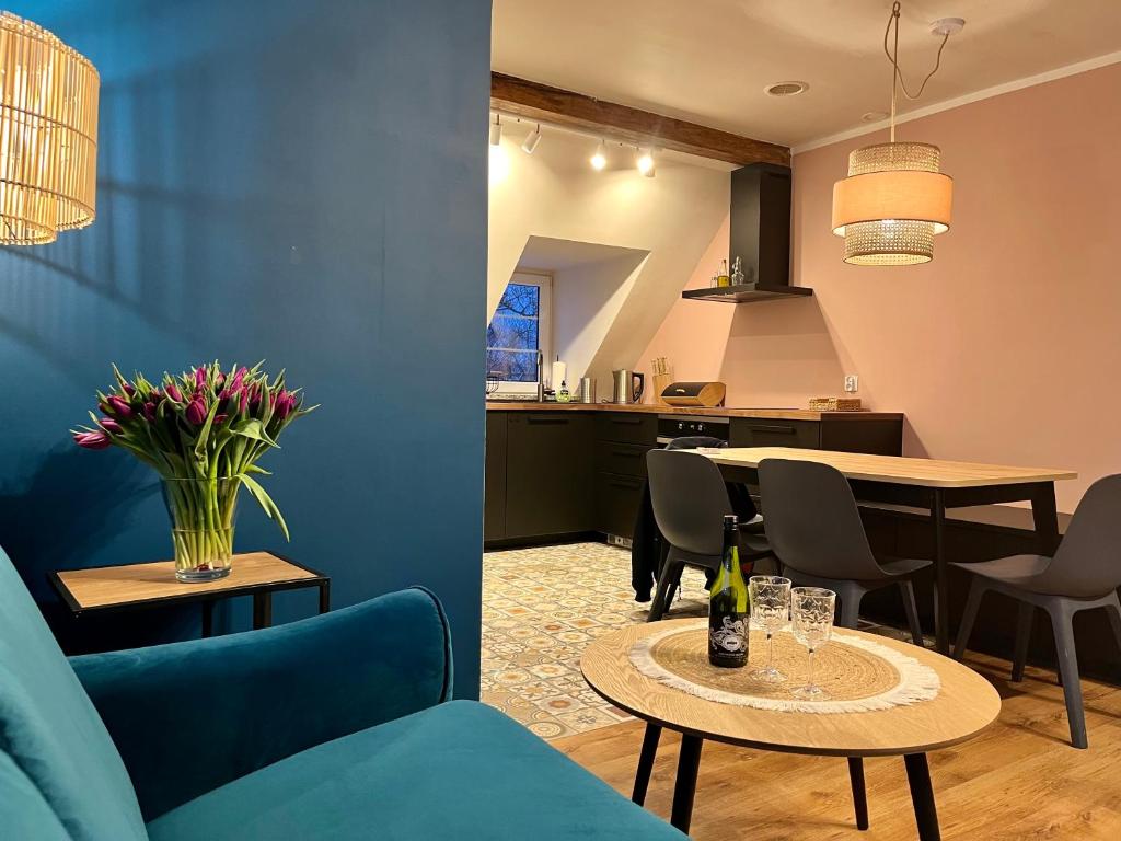Posezení v ubytování Apartament Katarzyny Puzyńskiej