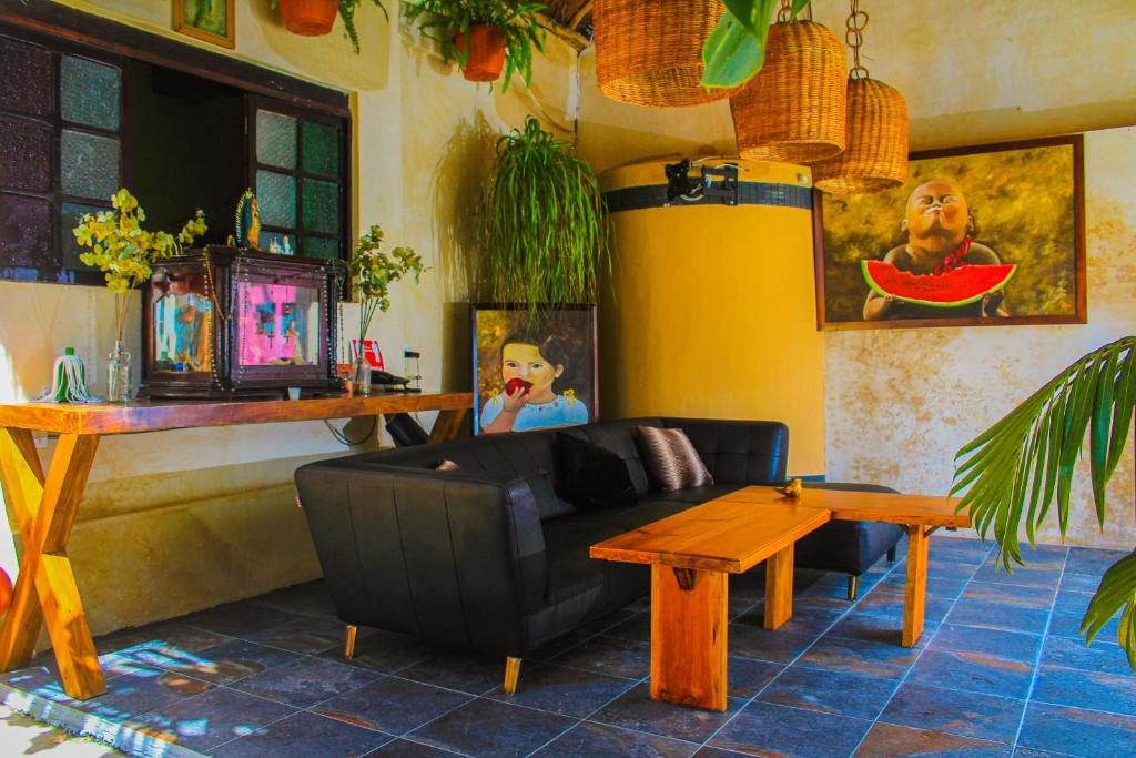Posezení v ubytování Casa Aluxes Hotel