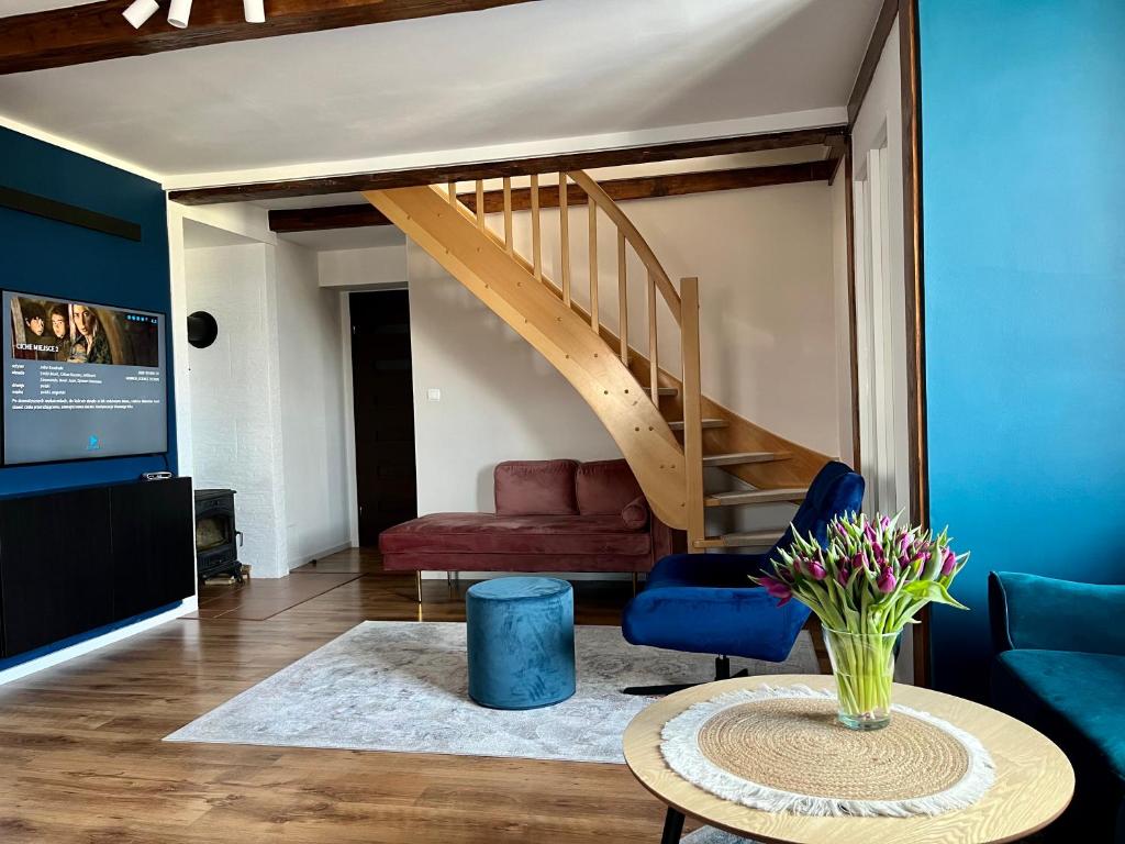 Posezení v ubytování Apartament Katarzyny Puzyńskiej