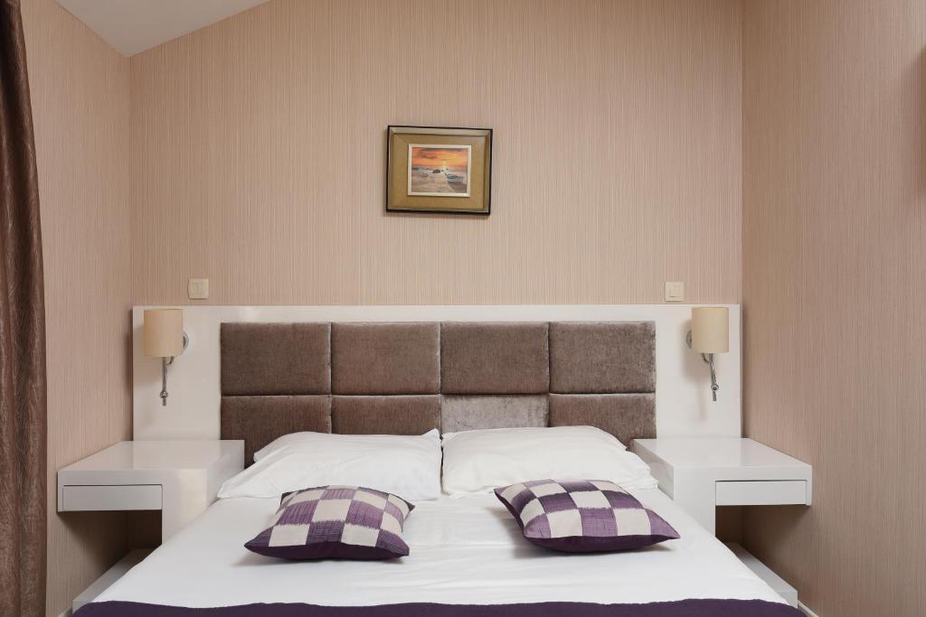 Krevet ili kreveti u jedinici u objektu Family Hotel Zanè