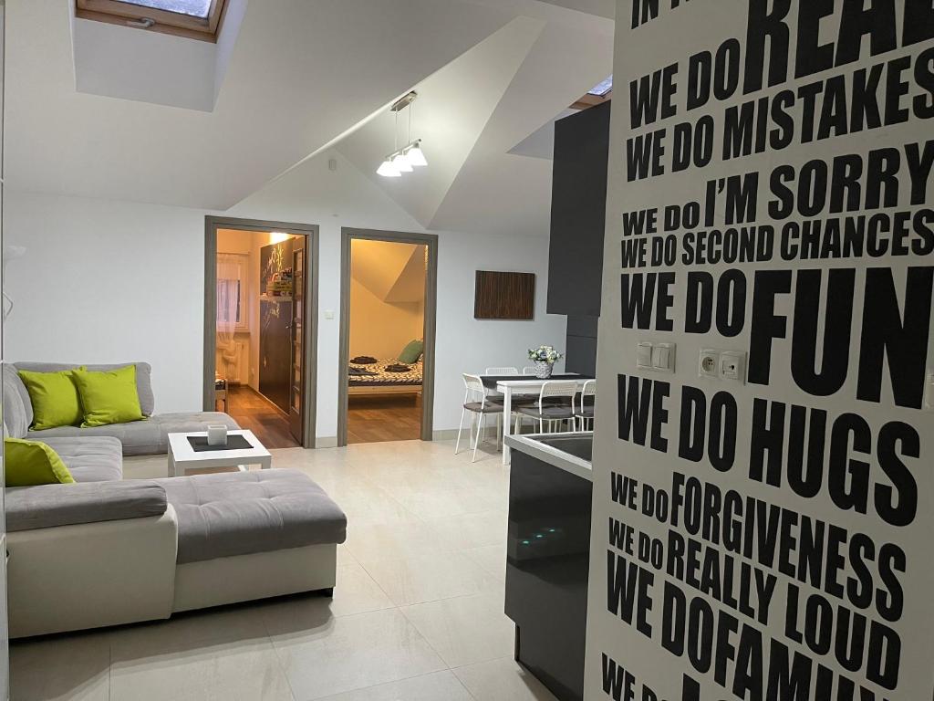 Khu vực ghế ngồi tại Apartament Rodzinny Ostrowiec Św
