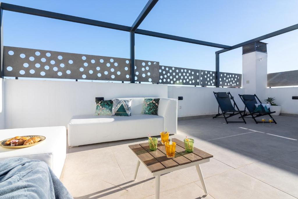 Balkón alebo terasa v ubytovaní Malaga Center Flat Mariblanca 12 Sun & Terrace Boutique