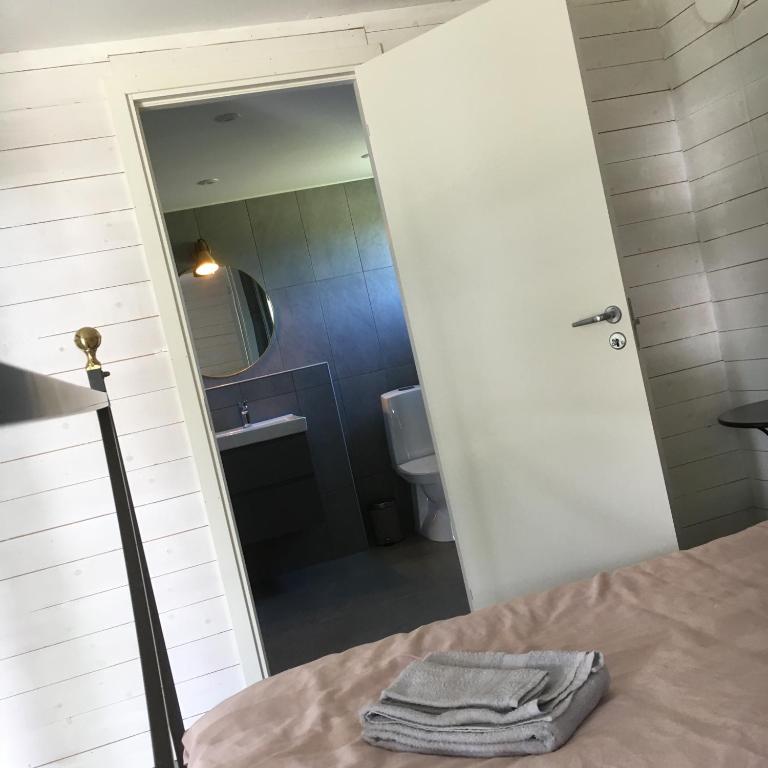 Koupelna v ubytování Galleriet BnB