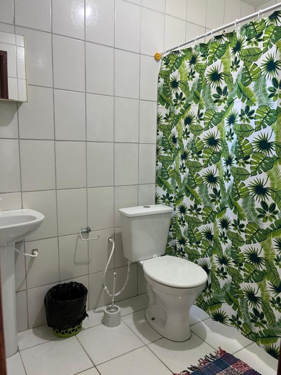 Ένα μπάνιο στο Aquarela Suítes