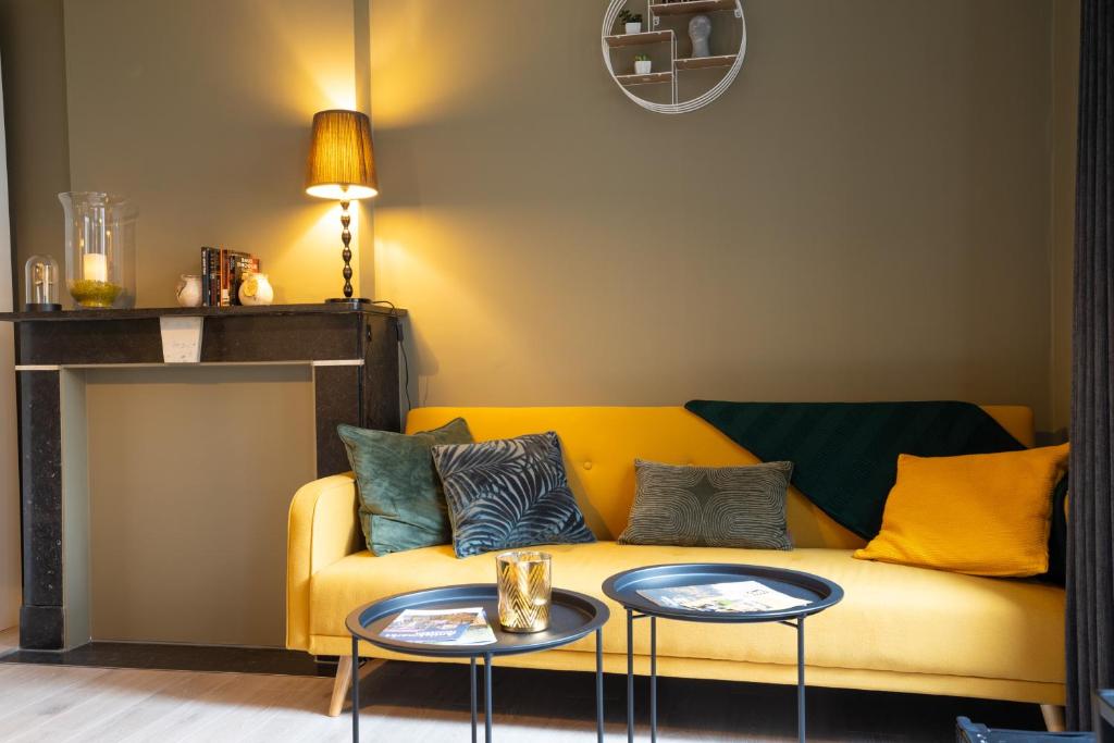 Posezení v ubytování B&B Gaudium XII