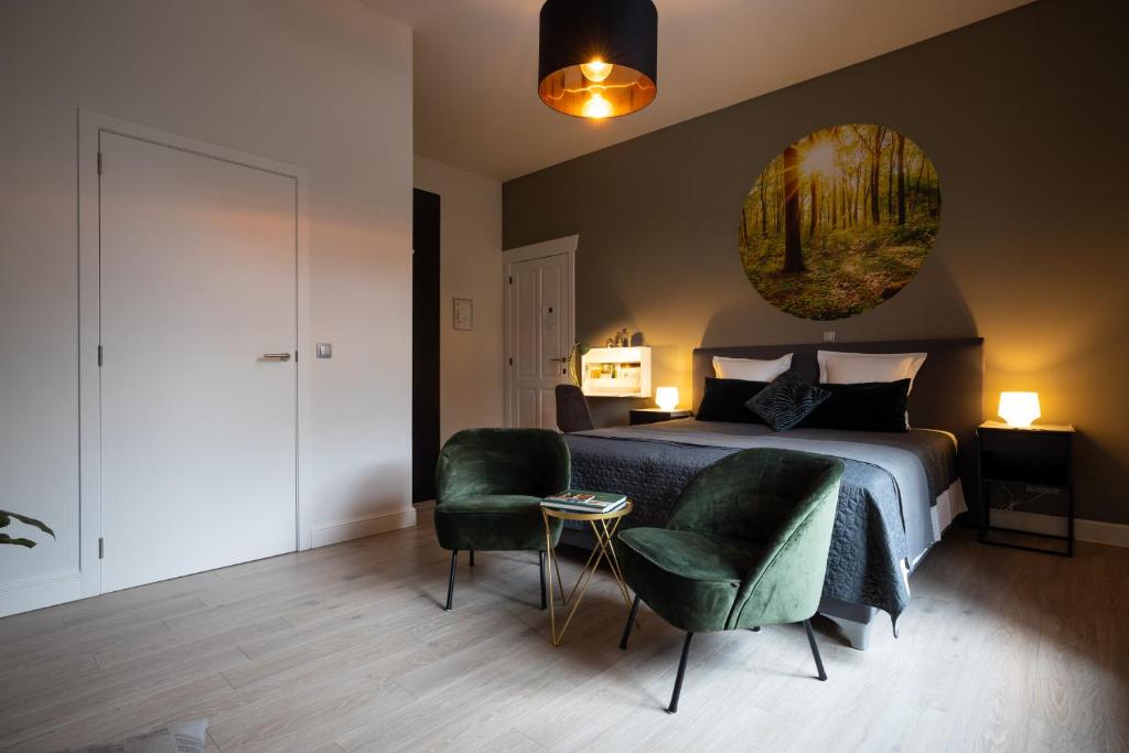 Postel nebo postele na pokoji v ubytování B&B Gaudium XII