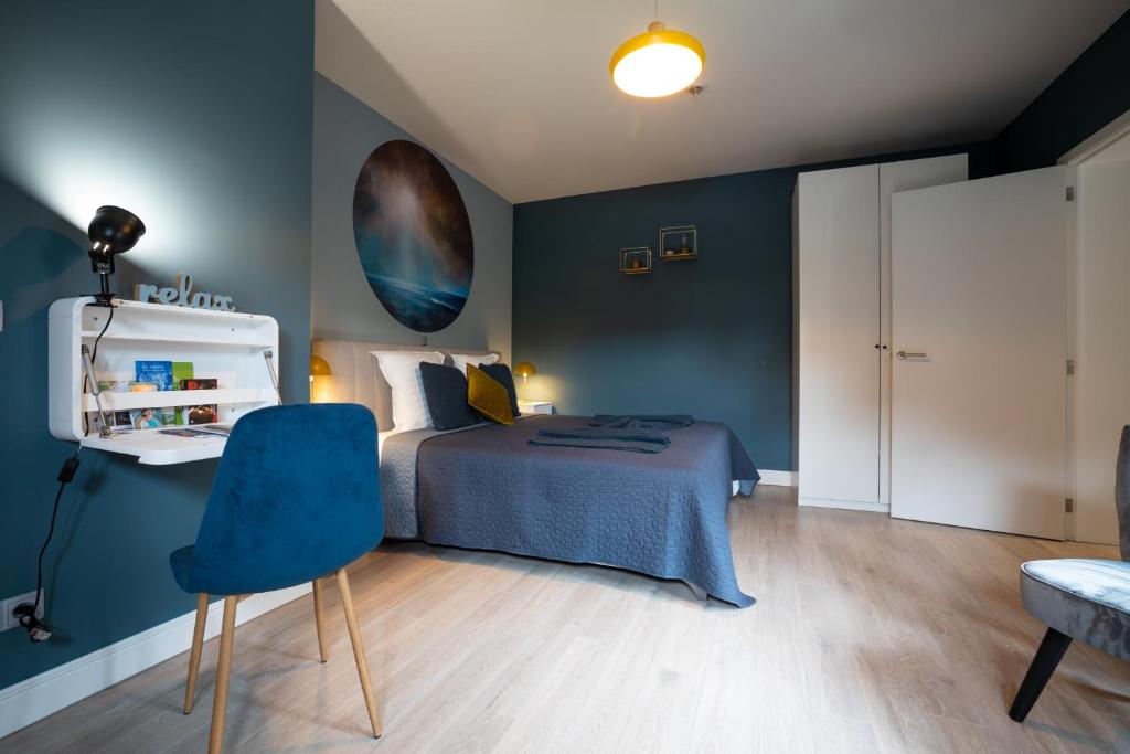 Postel nebo postele na pokoji v ubytování B&B Gaudium XII