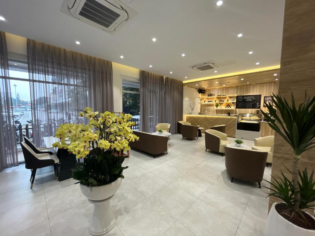 Kuchyň nebo kuchyňský kout v ubytování Mango Hotel - Ha Noi Railway station