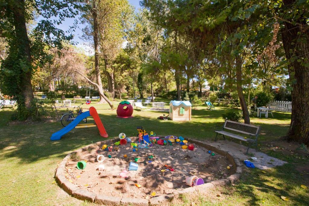 A garden outside Hotel Playa Blanca