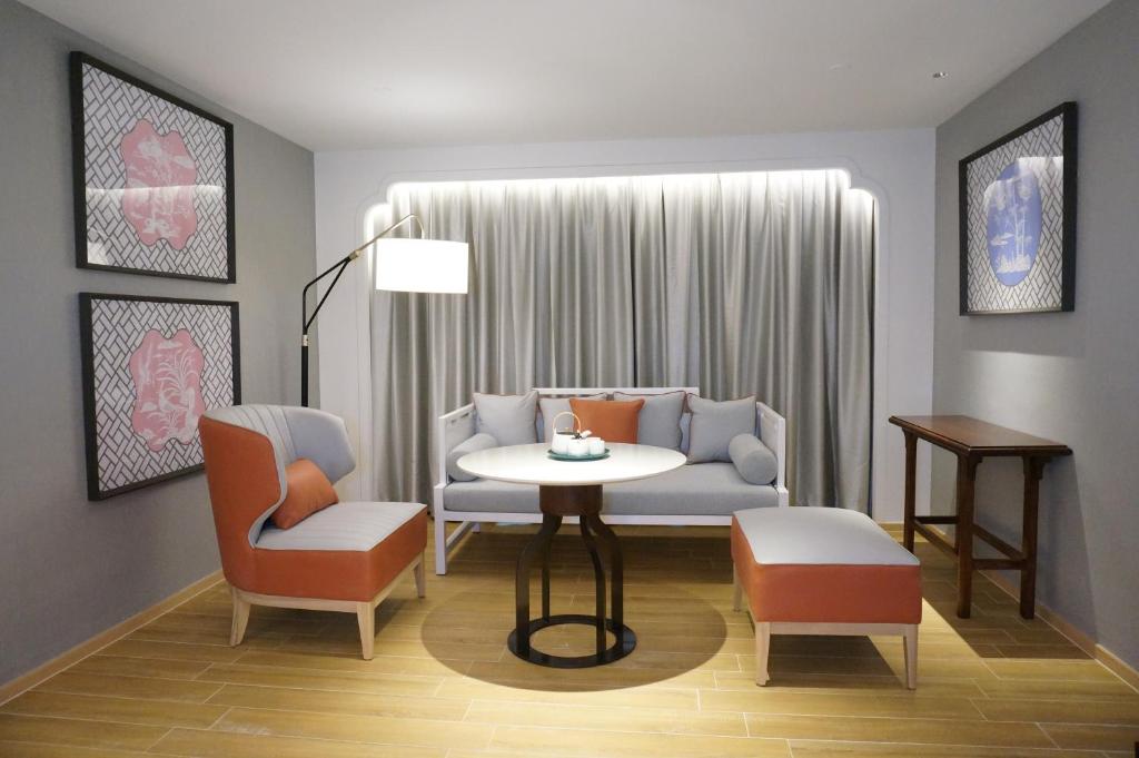 Posezení v ubytování voco Guangzhou Shifu by IHG