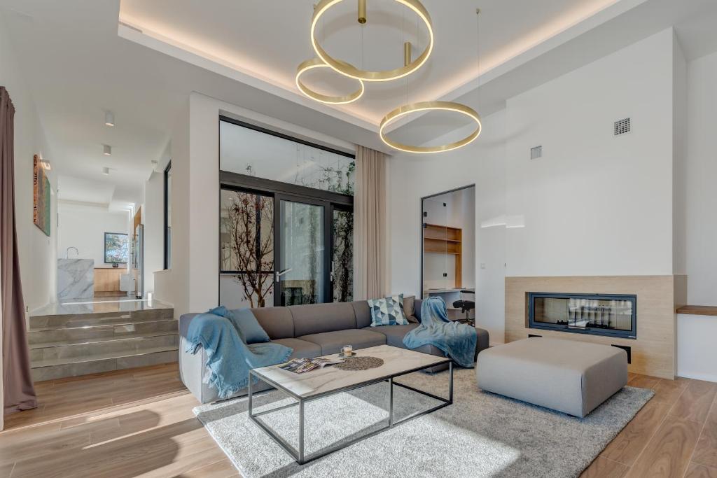 Posezení v ubytování Sea Bliss Luxury Villa - Sevid