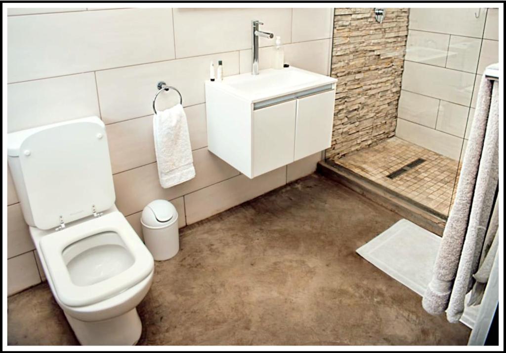 Koupelna v ubytování Madukwe Guesthouse