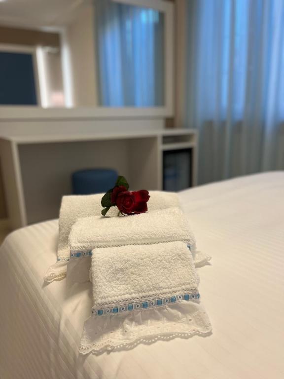 Posteľ alebo postele v izbe v ubytovaní SOAVE GUEST HOUSE