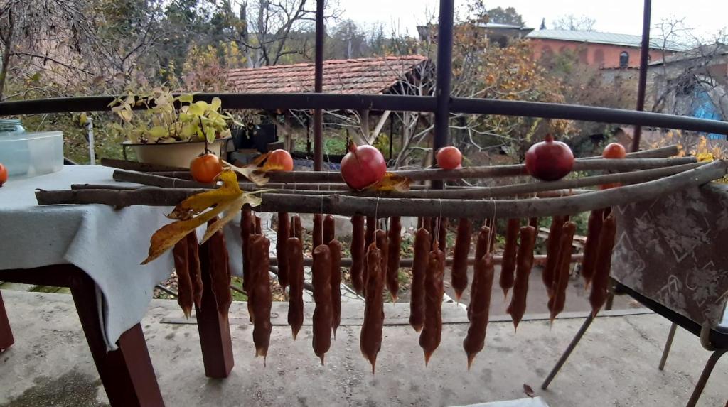 Balkón nebo terasa v ubytování Nargizaanta