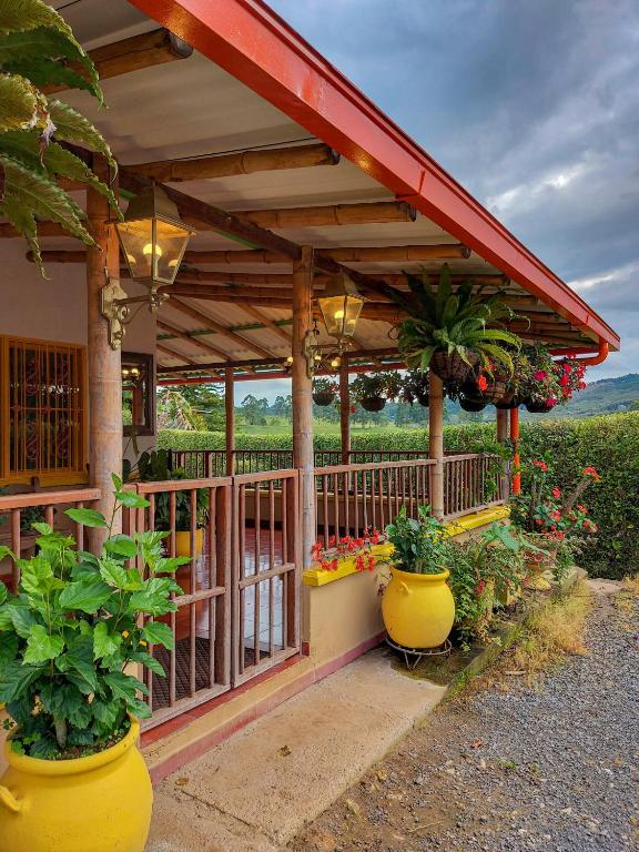 Rõdu või terrass majutusasutuses FINCA HOTEL DON JULIO