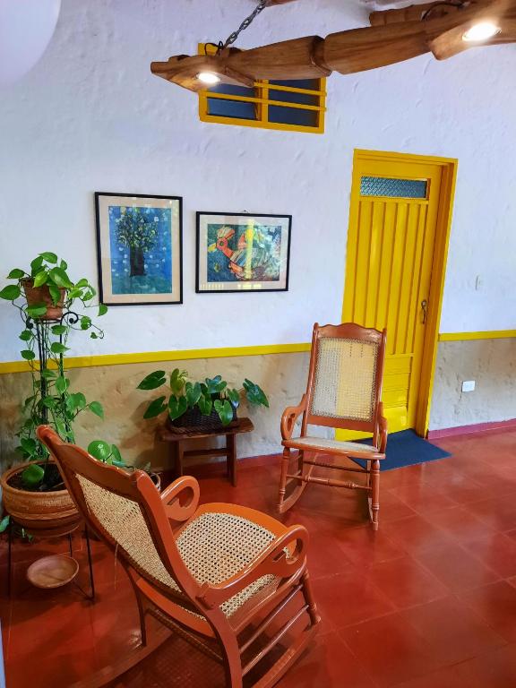 Istumisnurk majutusasutuses FINCA HOTEL DON JULIO
