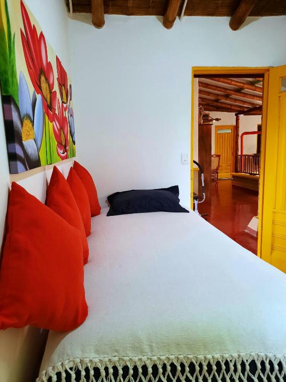 Voodi või voodid majutusasutuse FINCA HOTEL DON JULIO toas