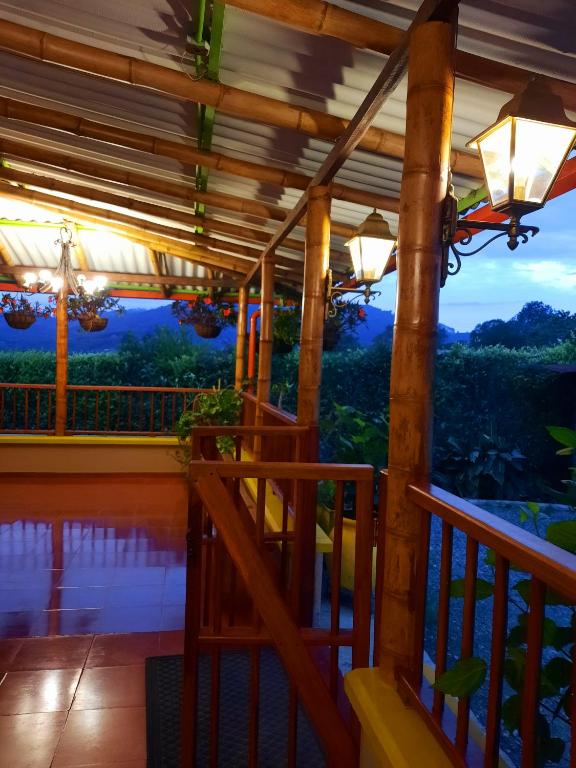 Rõdu või terrass majutusasutuses FINCA HOTEL DON JULIO