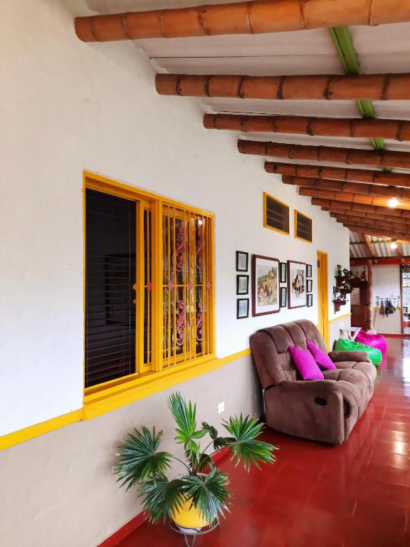 Istumisnurk majutusasutuses FINCA HOTEL DON JULIO