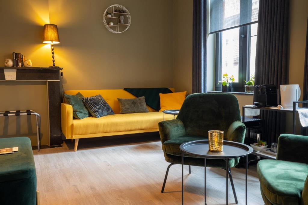 Posezení v ubytování B&B Gaudium XII
