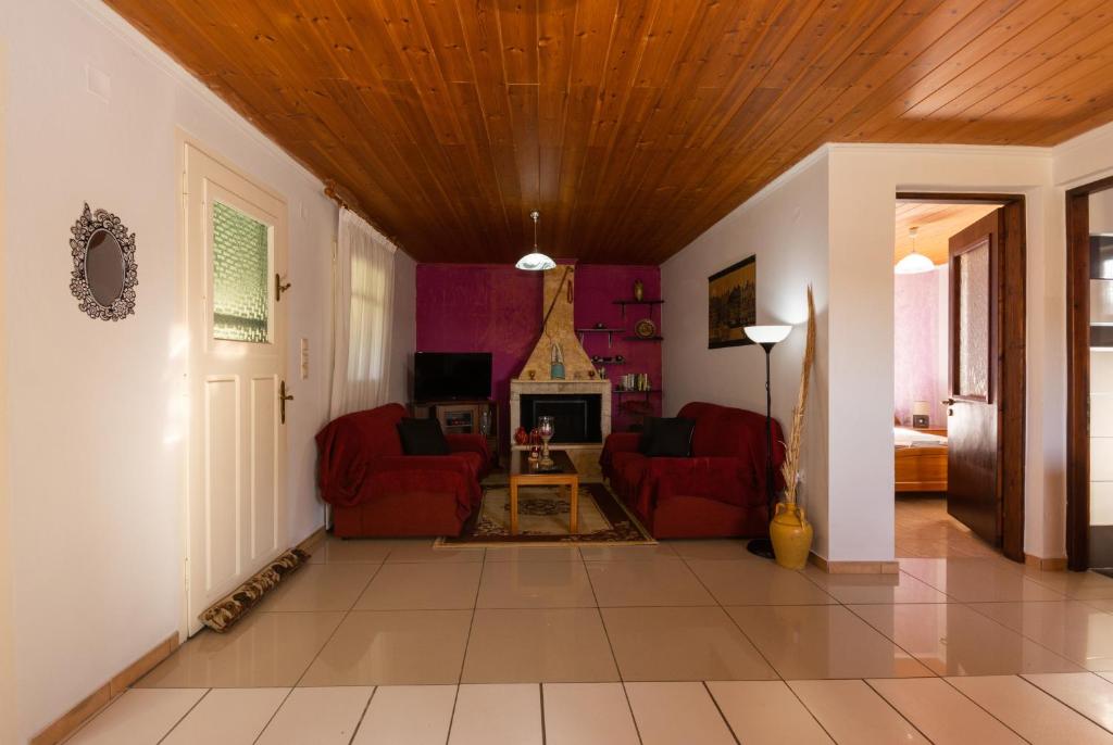 TV a/nebo společenská místnost v ubytování Serenity House
