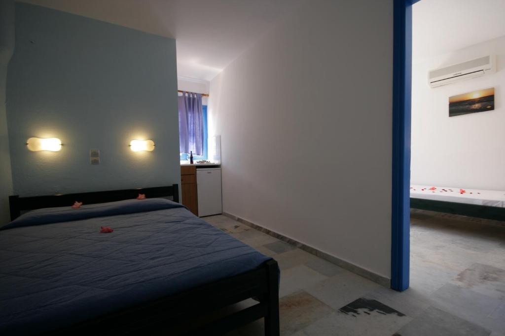 Posteľ alebo postele v izbe v ubytovaní Sunny Beach Studios