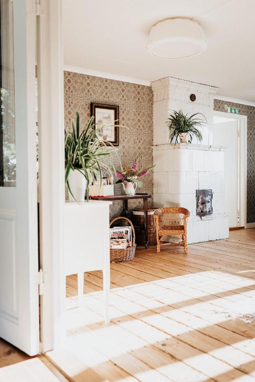 Posezení v ubytování Karlsberg Gård B&B