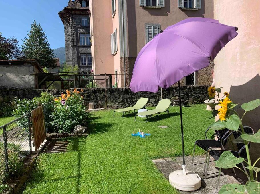 Een tuin van Casa Restelli OG - nahe Andermatt Gotthard